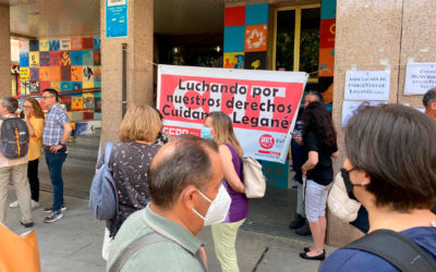 La plantilla municipal de Leganés se volverá a concentrar este jueves frente al Pleno