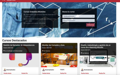 Móstoles estrena una web para facilitar la formación de Empleo a la ciudadanía