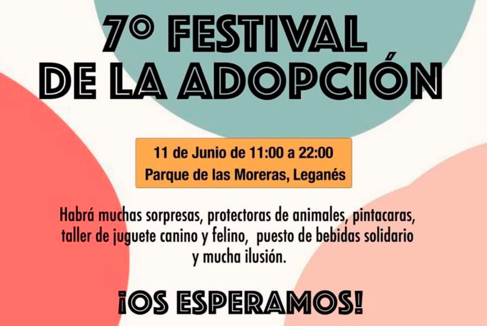Leganés celebra este sábado el VII Festival de la Adopción y Educación animal