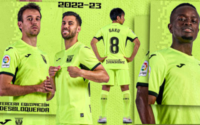 Llamativa tercera camiseta del C.D. Leganés