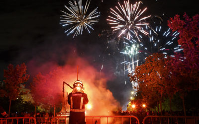 Leganés celebra su tradicional hoguera de San Juan