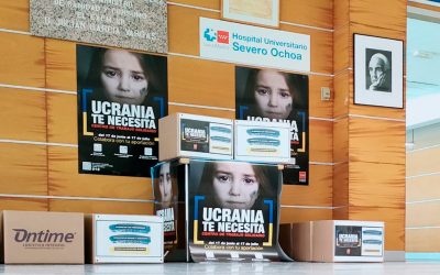 El Hospital Severo Ochoa de Leganés se une a la campaña “Ucrania te necesita”