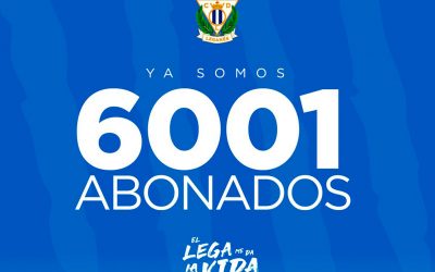 El C.D. Leganés supera los 6.000 abonados para la próxima temporada