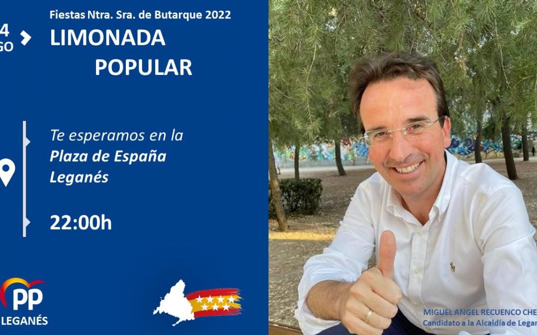 Fiestas de Ntra. Sra. Butarque 2022: limonada “popular” en la Plaza de España