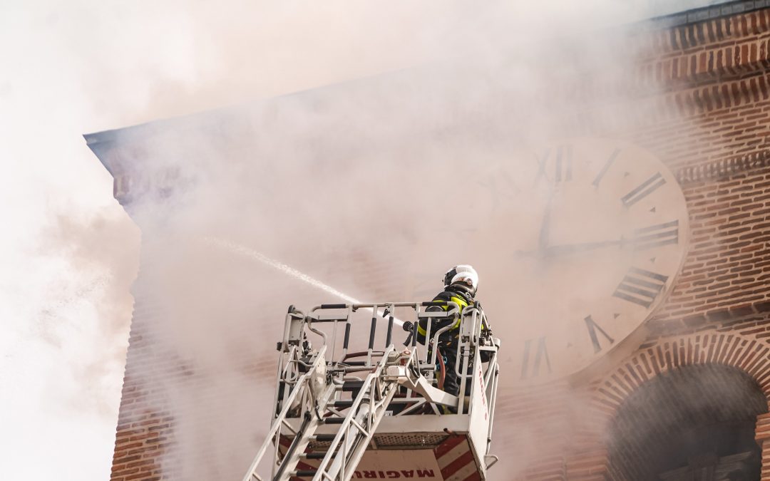 La Comunidad realiza un simulacro de incendio en la Catedral de Getafe