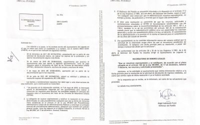 El Defensor del Pueblo avisa al Ayuntamiento de Leganés de que tiene que resolver varios expedientes «atascados» desde hace más de seis años