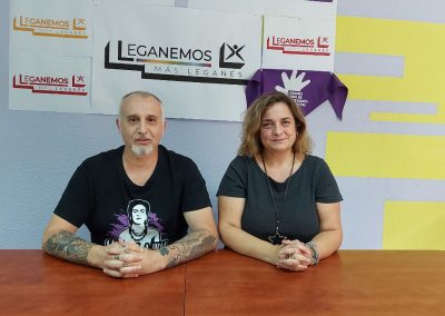 07-11-22 Mamen Hernández y M.A. Castellano – Coportavoces Leganemos