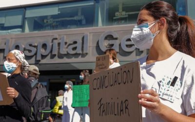 Ayuso tacha de «huelga política» la huelga de los sanitarios