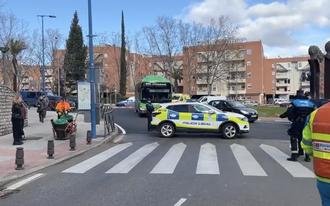 En estado grave un hombre de 72 años tras ser atropellado en la avenida de Fuenlabrada de Leganés