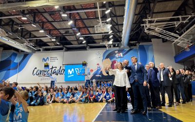 El Movistar Estudiantes celebra el 75º aniversario de su fundación con su tradicional foto de cantera