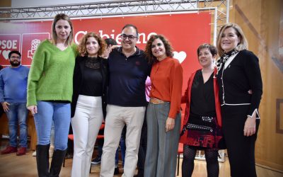 La ministra MªJesús Montero en Leganés: «La honradez del alcalde es una demostración del socialismo del s.XXI»