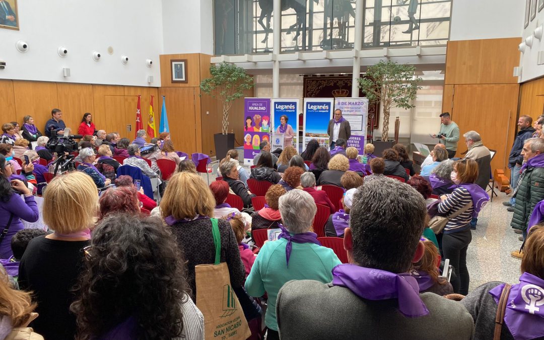 El Ayuntamiento de Leganés destaca el 8-M que «la igualdad no es solo un asunto de mujeres»