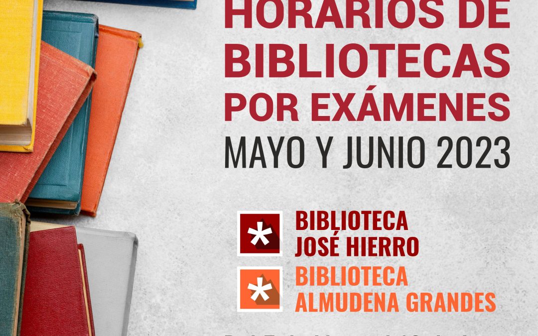 Alcorcón amplía el horario de dos bibliotecas municipales para exámenes de mayo y junio