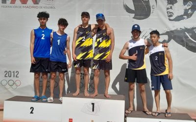 Segunda posición de CVLeganés en el circuito junior de voley playa