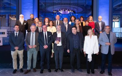 La entrega del Premio CEDRO 2023 al escritor Antonio Muñoz Molina por su defensa de los derechos de autor
