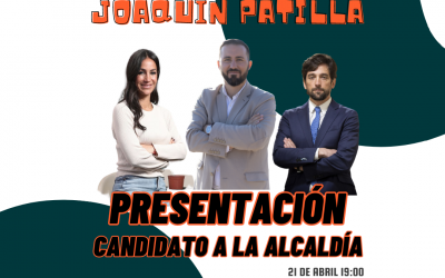 Ciudadanos ya tiene fecha para la presentación de su candidato a la alcaldía, Joaquín Patilla