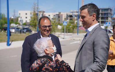 El presidente Pedro Sánchez visita Leganés para conocer las iniciativas de vivienda pública del Ayuntamiento y EMSULE