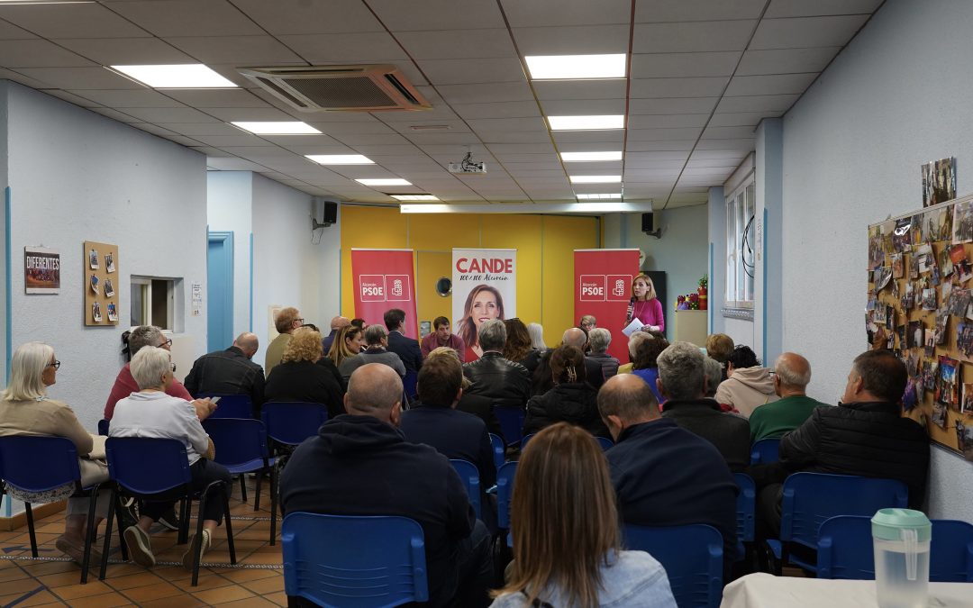 Candelaria Testa cierra los encuentros con asociaciones y colectivos en Alcorcón, destacando su importancia para la ciudad