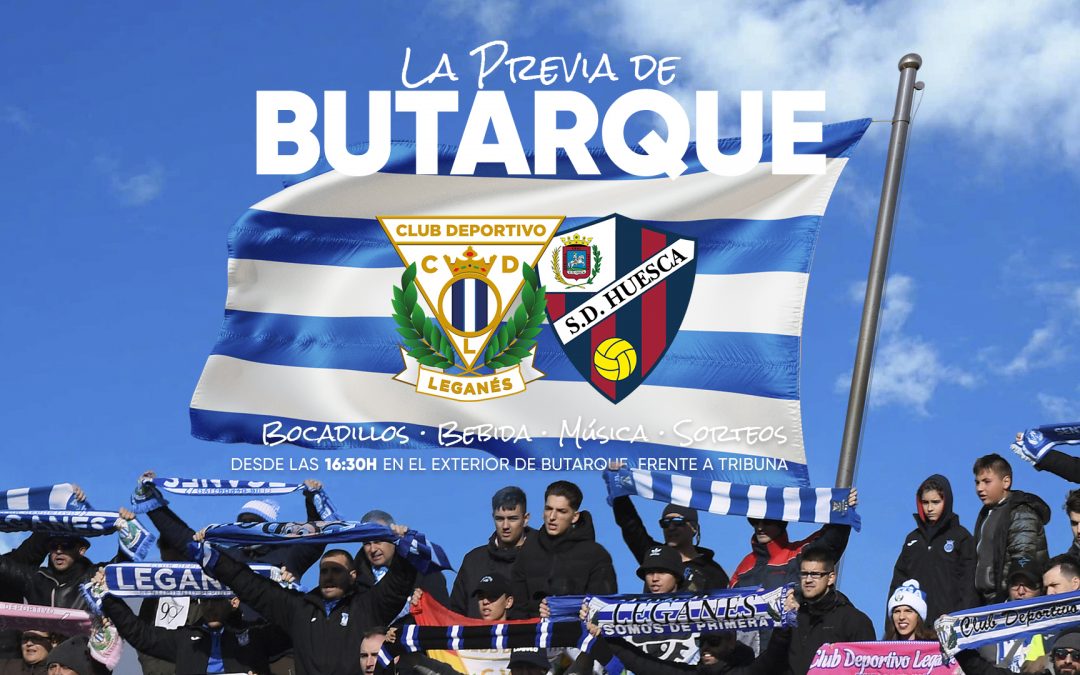 El C.D. Leganés prepara una fiesta futbolera con su Previa de Butarque antes del encuentro contra la S.D. Huesca