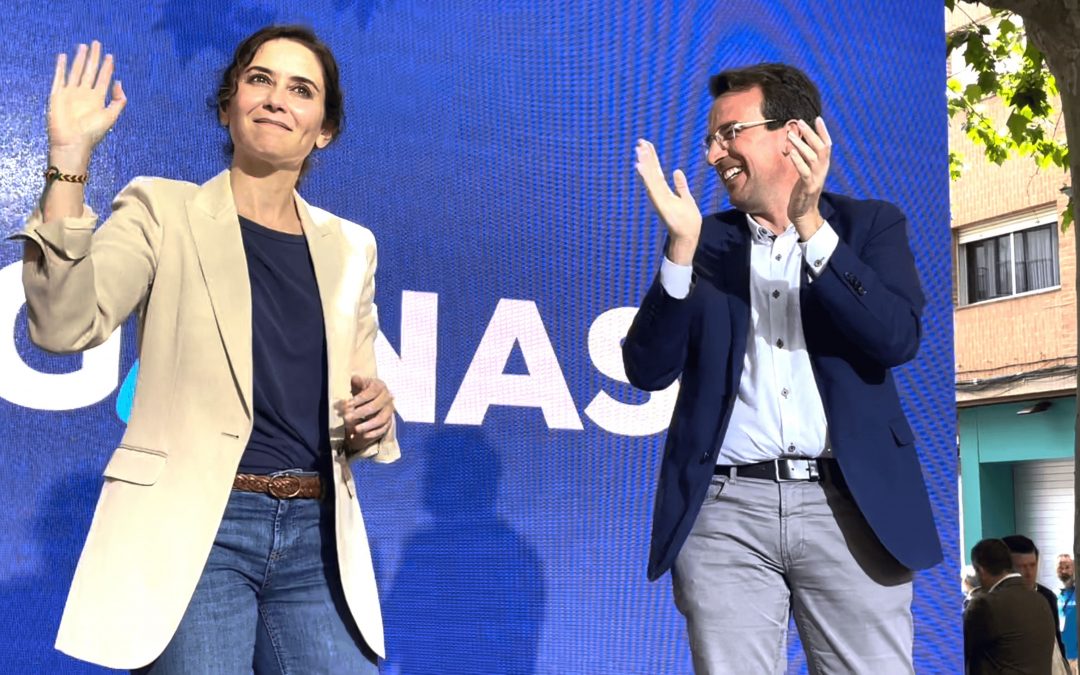 Isabel Díaz Ayuso visita Leganés para apoyar la Campaña del PP de Recuenco