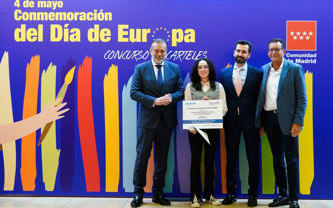 La Comunidad de Madrid premia a 25 centros educativos por su creatividad en el concurso de carteles del Día de Europa