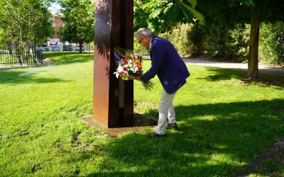 Leganés conmemora a las víctimas del campo de concentración de Mauthausen en el Día de Homenaje a los deportados y fallecidos durante el nazismo