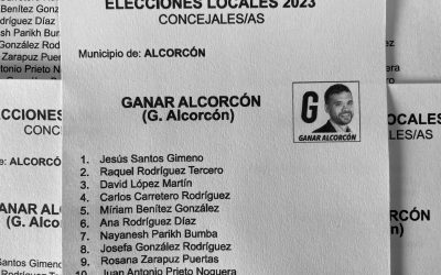 La cara de Jesús Santos estará en las papeletas de Ganar Alcorcón