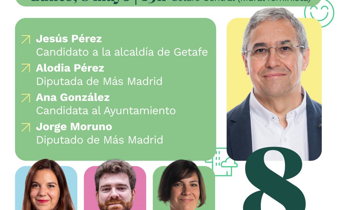 Presentación del candidato de Más Madrid – Compromiso con Getafe