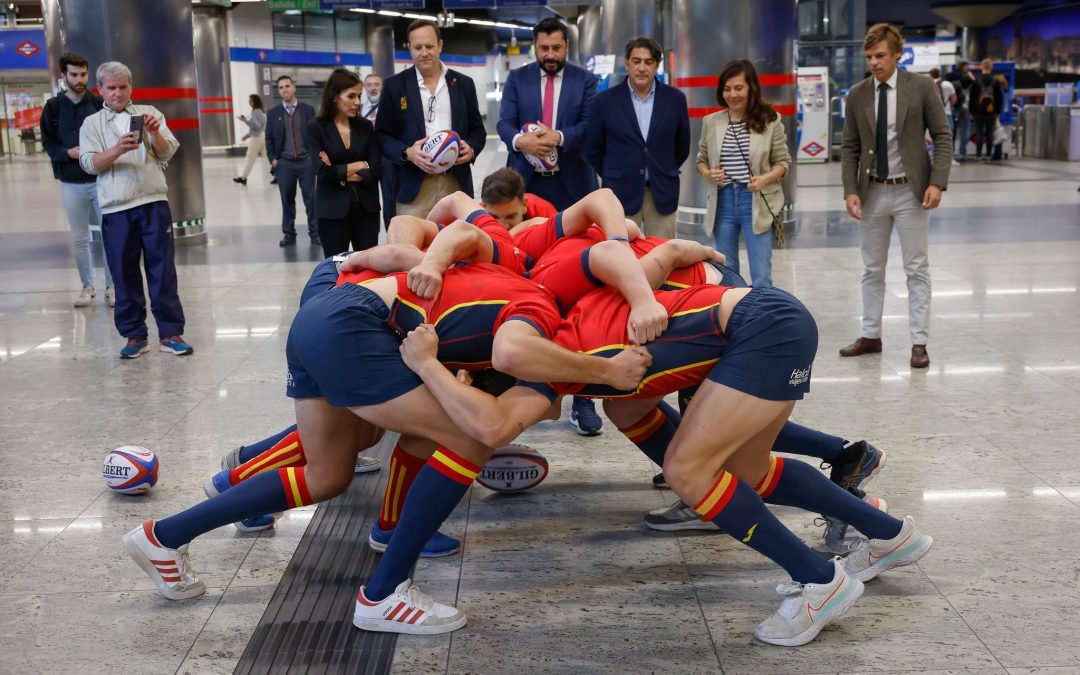 La Federación Española de Rugby ha celebrado su centenario en el metro de Nuevos Ministerios