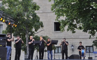 La Escuela Municipal de Música y Danza de San Lorenzo de El Escorial con actuaciones al aire libre