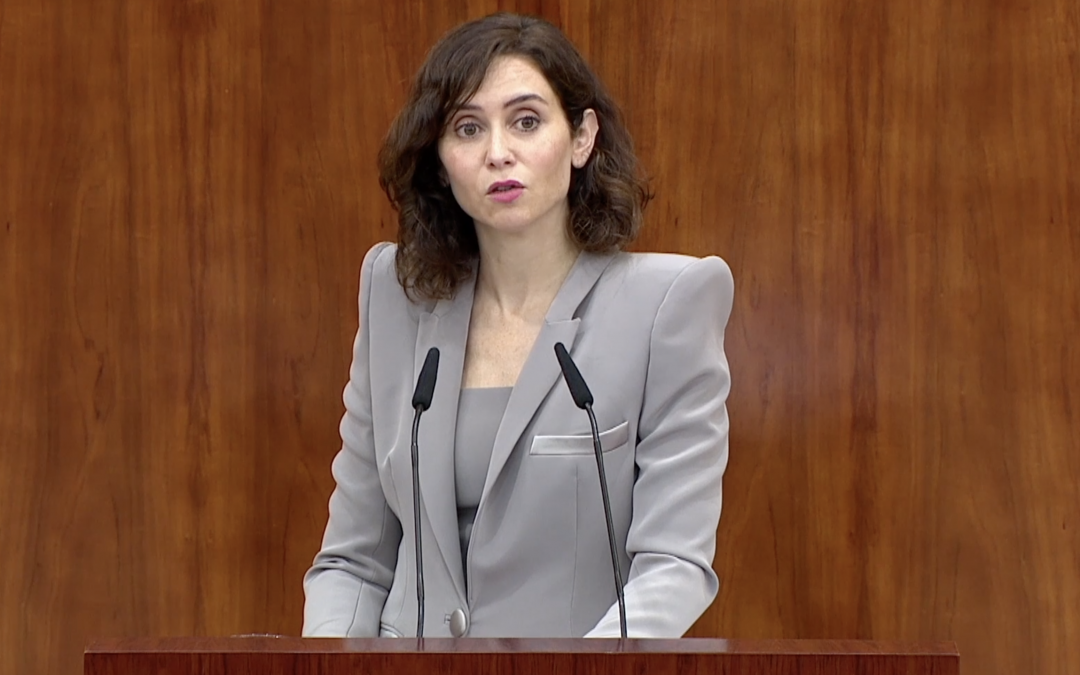 Isabel Díaz Ayuso anuncia las medidas previstas para la Comunidad de Madrid