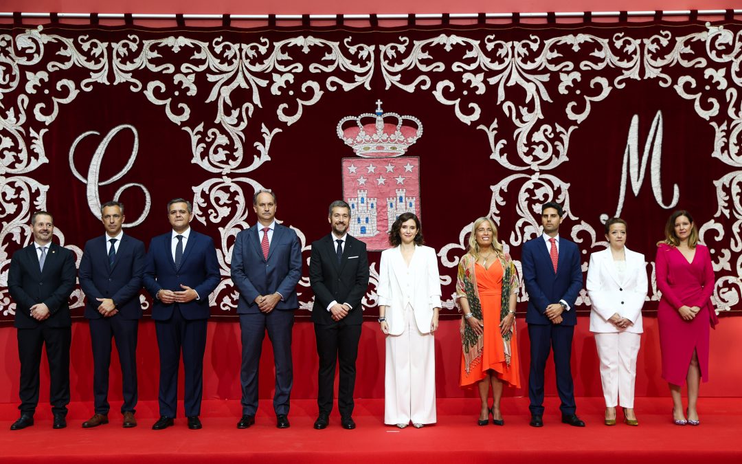 Presentación de la toma de posesión de los nuevos consejeros del Gobierno de Madrid