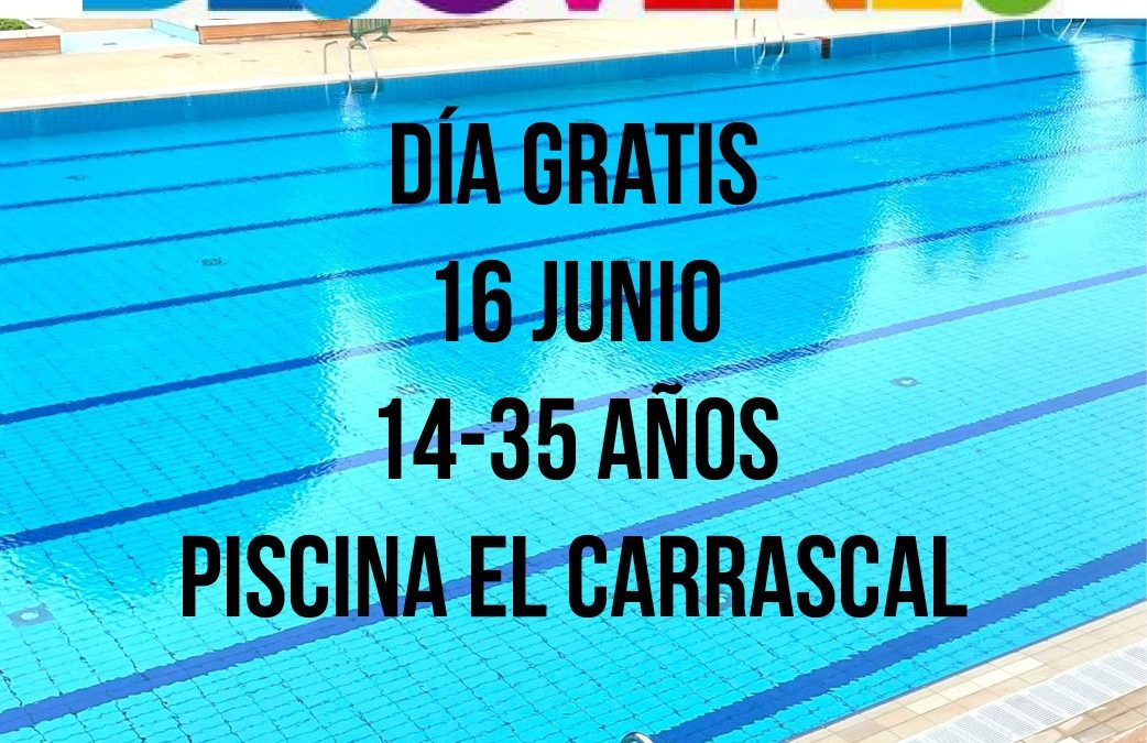 ¡Ven y disfruta de un día de piscina gratis en el Club Dejóvenes de Leganés!