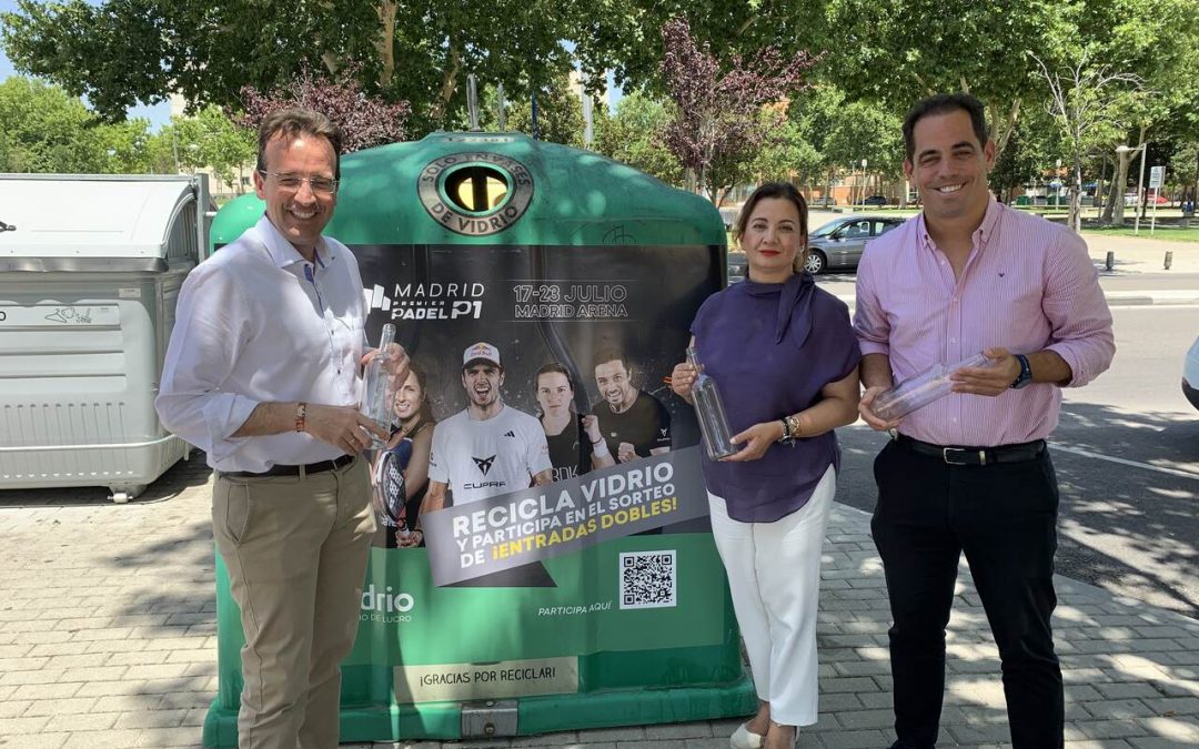 El Ayuntamiento de Leganés regala entradas dobles al Madrid Premier Pádel a cambio de reciclar vidrio