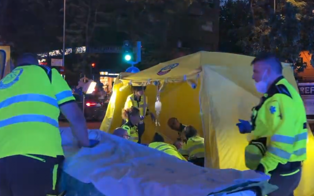 Joven de 21 años gravemente herida tras ser atropellada en Madrid, el conductor se da a la fuga