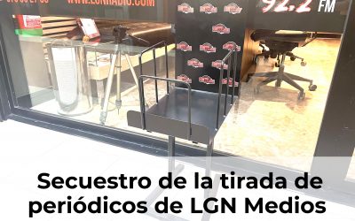 Secuestro de la tirada de periódicos de LGN Medios