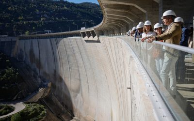 Visita la presa de El Atazar con estudiantes de Secundaria