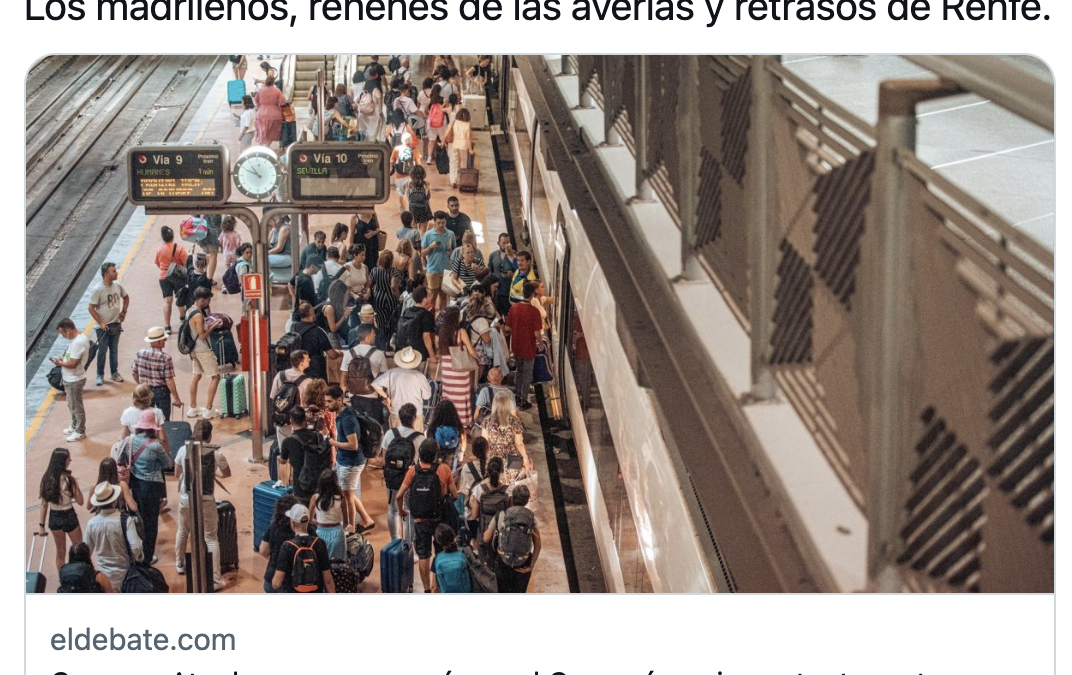 Avería en Puerta de Atocha causa caos en Cercanías: Ayuso critica a Sánchez