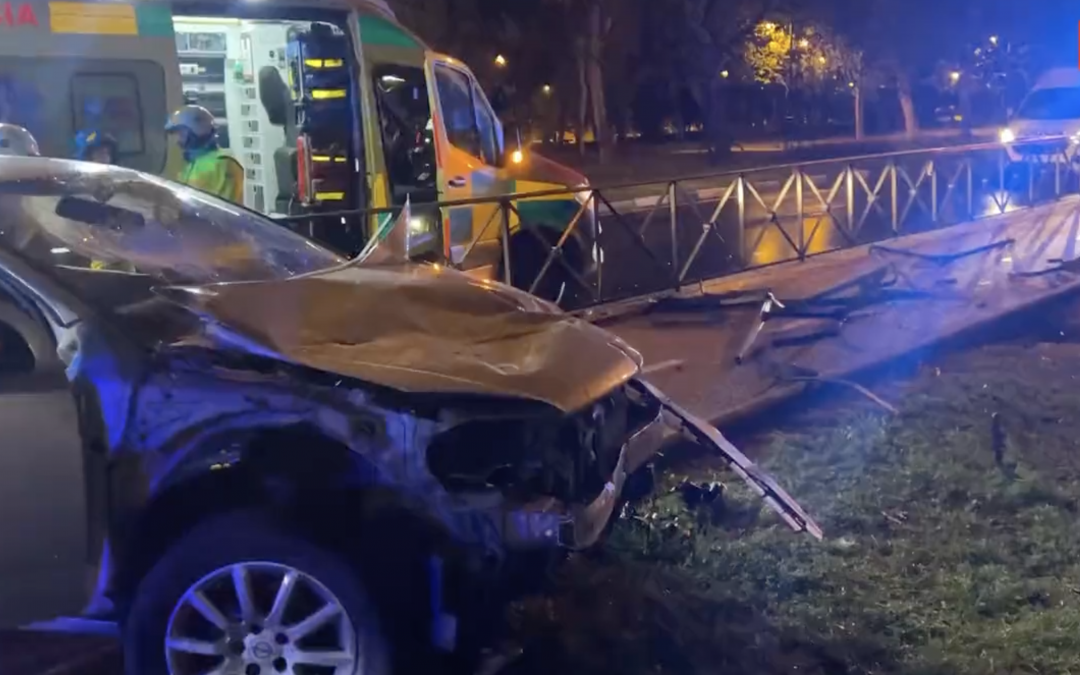 Un accidente en Avenida de La Mancha, en Leganés, deja tres heridos