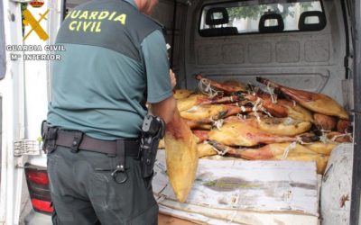 Dos detenidos en Getafe por el robo de 744 piezas de ibéricos valoradas en 200.000 euros