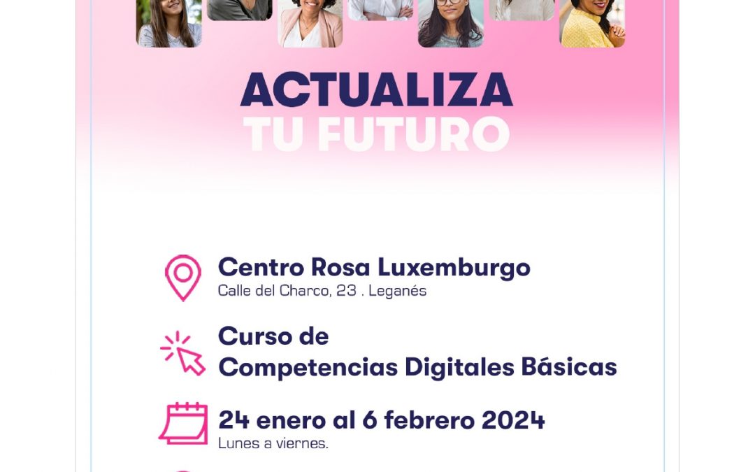 Cursos gratuitos para mujeres para la capacitación digital en Leganés