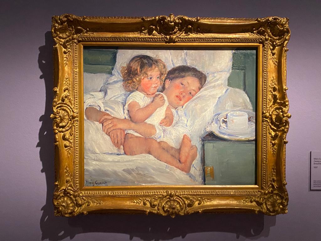Obra de la pintora Mary Cassatt en la exposición "Maestras".