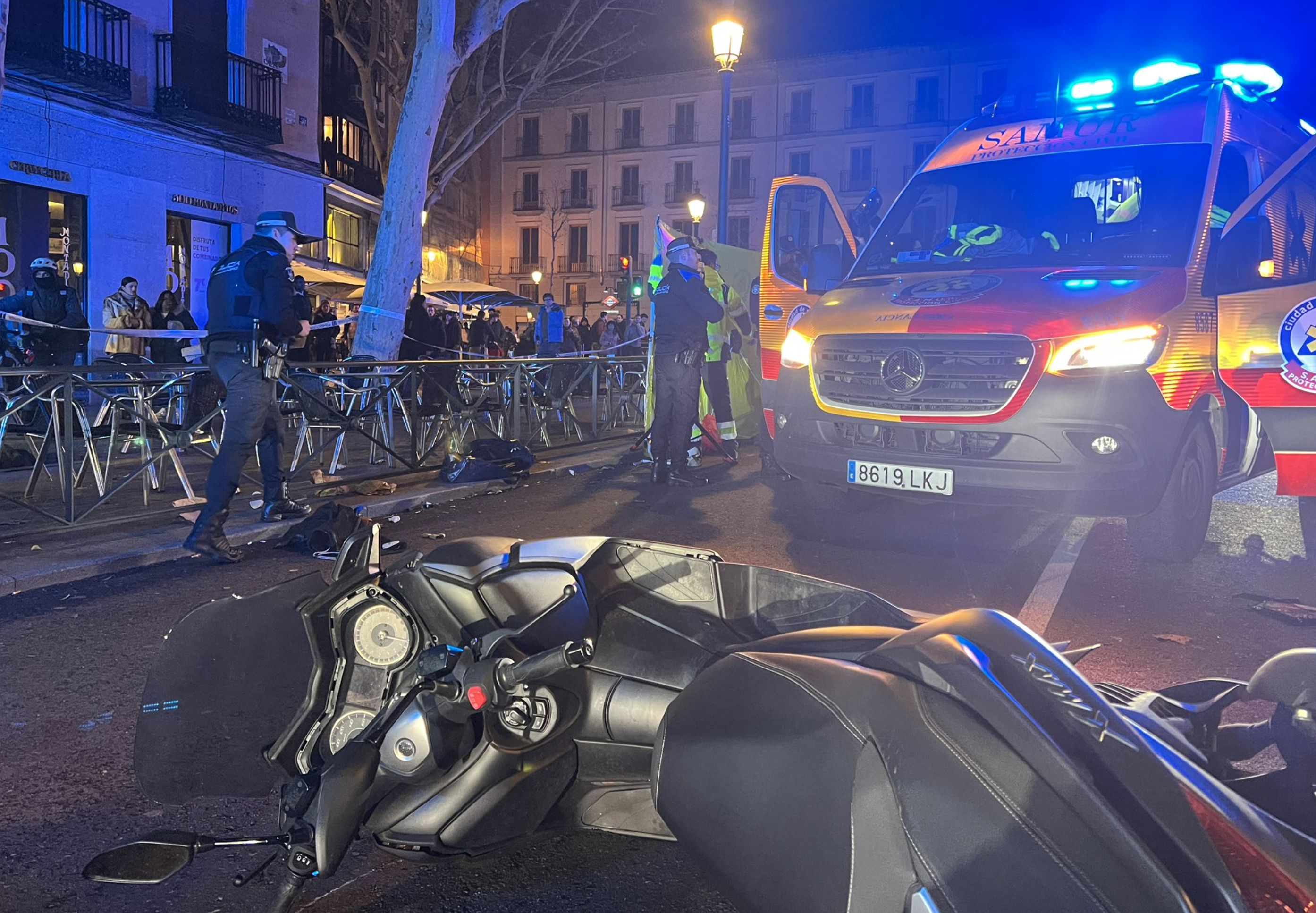Atropellado en Madrid un hombre de 75 años