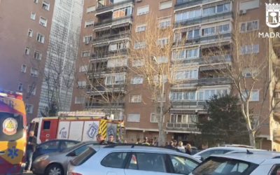 Anciana muy grave por un incendio en su vivienda