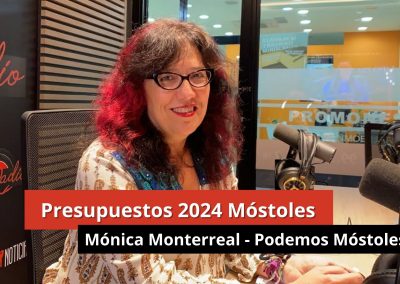 16-01-24 Presupuestos 2024 Móstoles  – Mónica  Monterreal – Podemos Móstoles