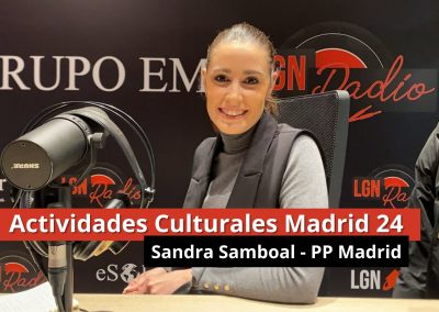 17-01-24 Actividades Culturales Madrid 24 – Sandra Samboal – PP Madrid