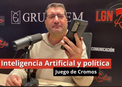 23-01-24 Inteligencia Artificial y política – Juego de Cromos