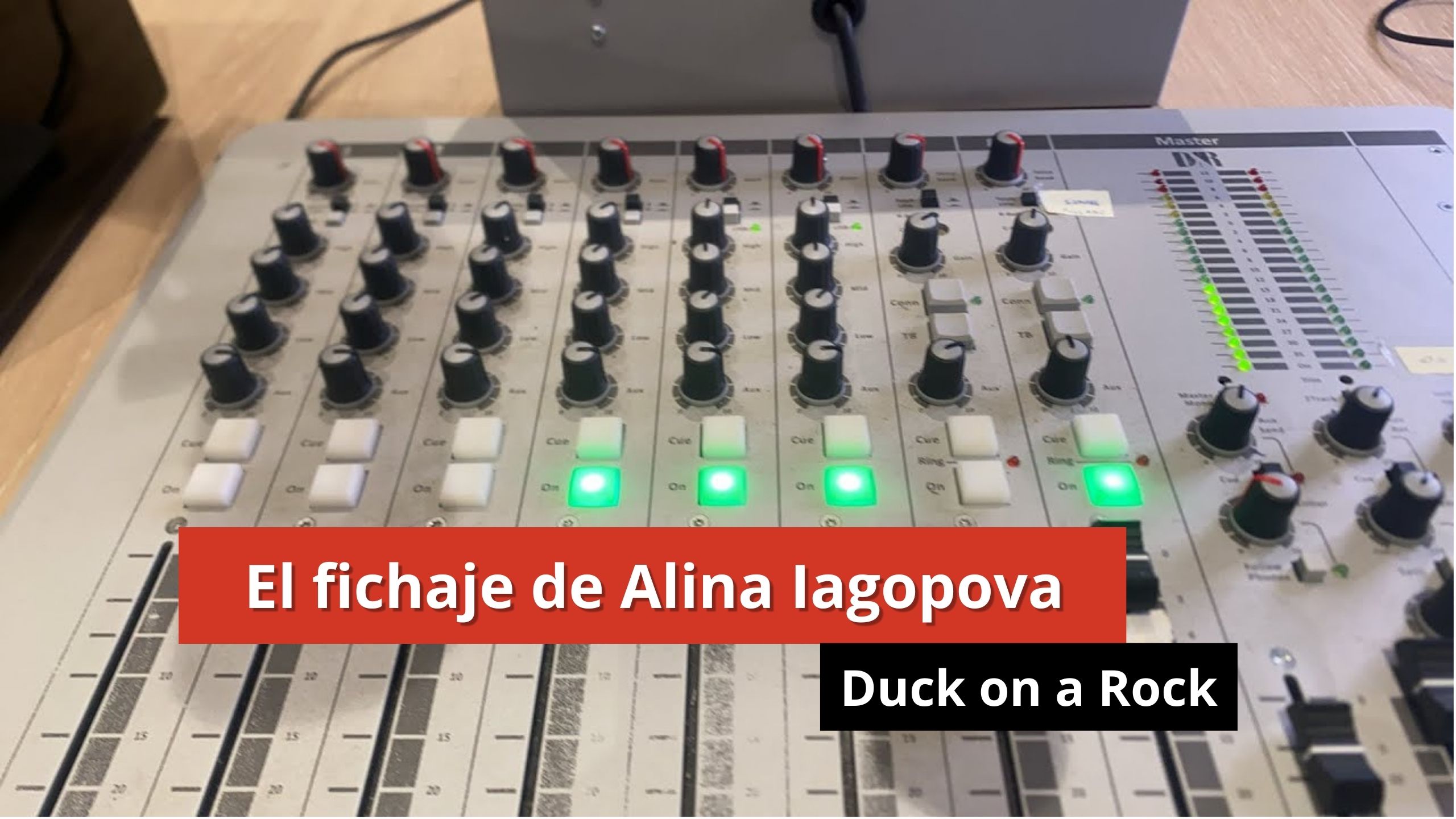 10-01-24 El fichaje de Alina Iagopova - Duck on a Rock