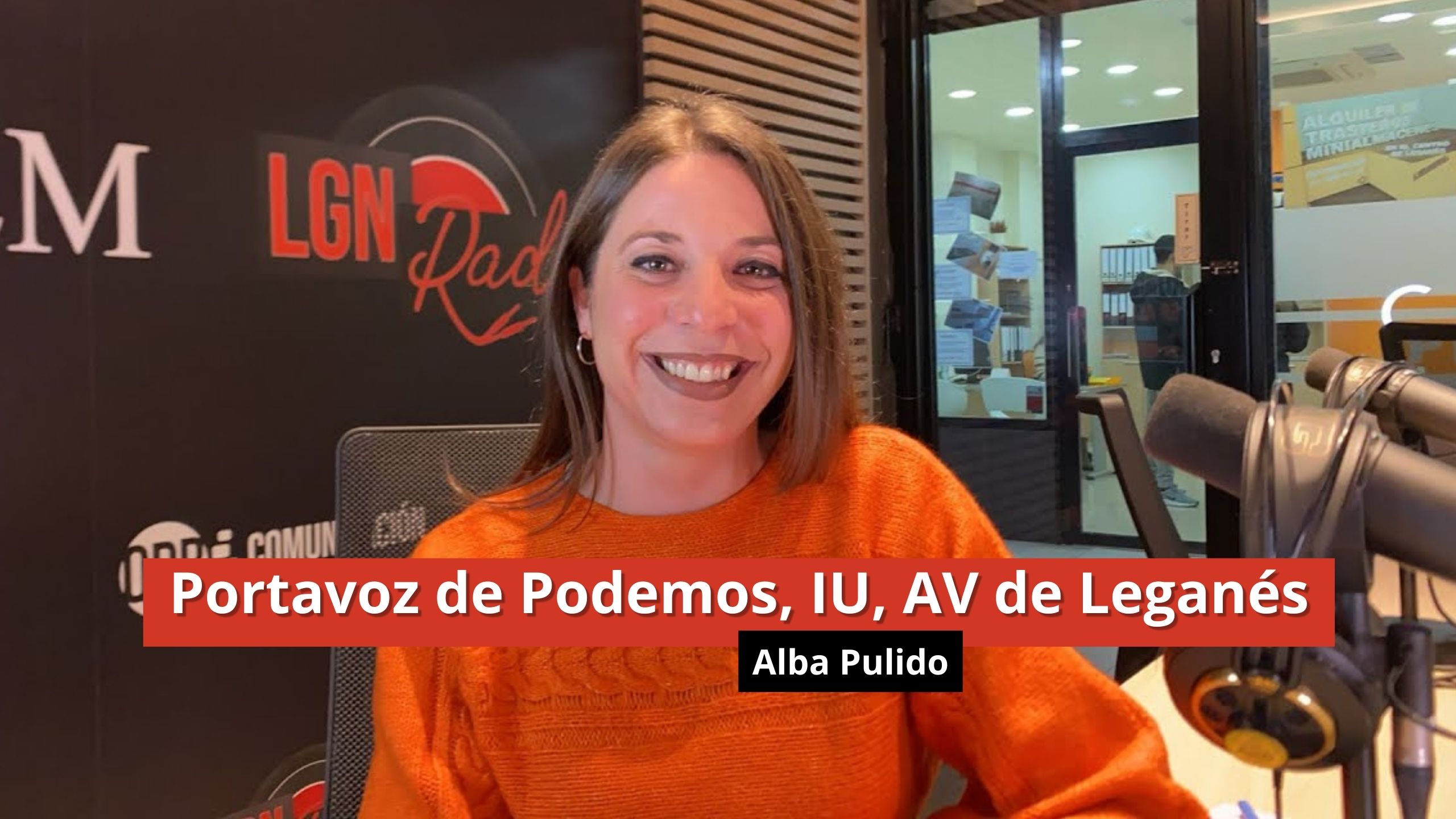 Entrevista a Alba Pulido. Portavoz de Podemos, IU, AV de Leganés