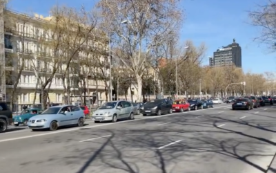 Multa de 200 € a los coches que protestaron en Madrid